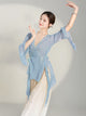 Classical Dance Gauze Clothes Oriental Dance Training Clothes Chiffon Top Performance Costume - Dorabear