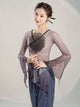 Classical Dance Gauze Costumes Training Clothes Oriental Dance Performance Dance Top - Dorabear