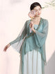 Classical Dance Practice Clothes Gauze Elegant Cardigan Oriental Dance Performance Clothes - Dorabear