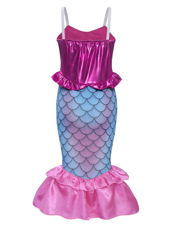 Cosplay Costume Mermaid Princess Dress Sequin Dress - Dorabear