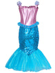 Cosplay Costume Mermaid Princess Dress Sequin Dress - Dorabear