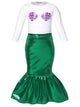 Cosplay Costume Mermaid Princess Dress Sequin Dress - Dorabear