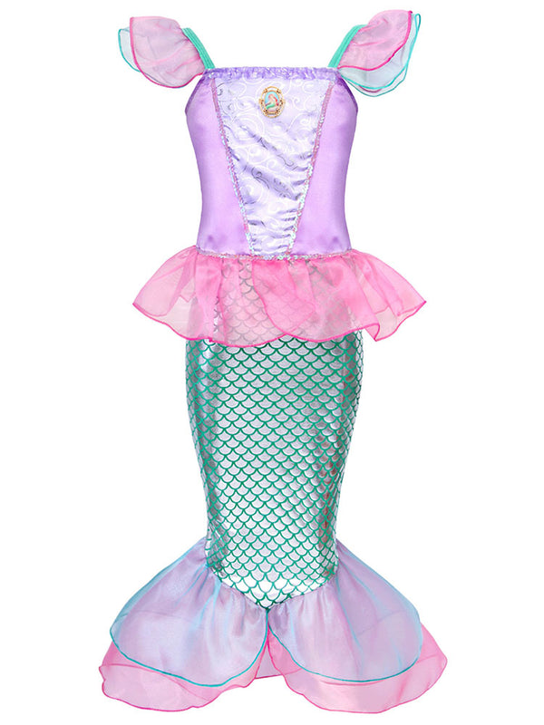 Cosplay Costume Mermaid Princess Dress Sequin Dress - Dorabear