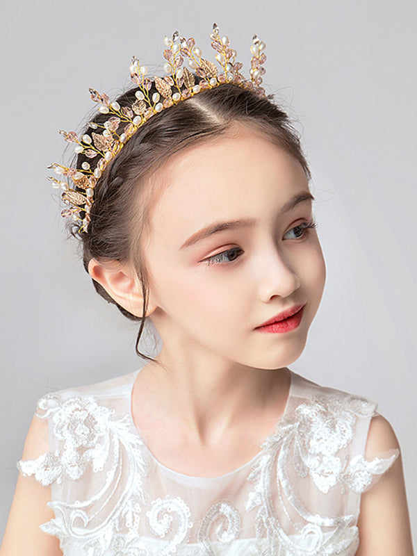 Crown Tiara Crown Crystal Headband Performance Hair Accessories - Dorabear