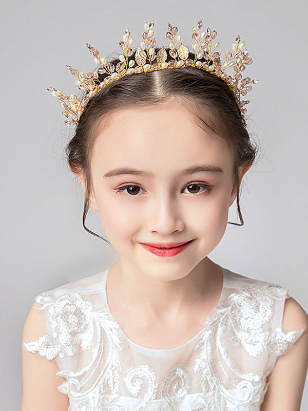 Crown Tiara Crown Crystal Headband Performance Hair Accessories - Dorabear