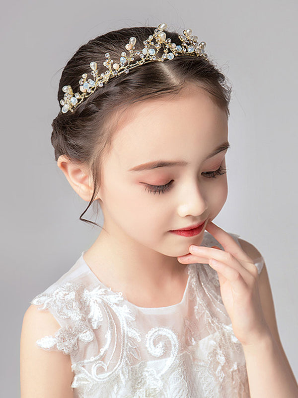 Crown Tiara Crystal Headband Dance Performence Hair Accessories - Dorabear