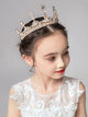 Crown Tiara Head Flower Hair Accessories Crystal Headband - Dorabear