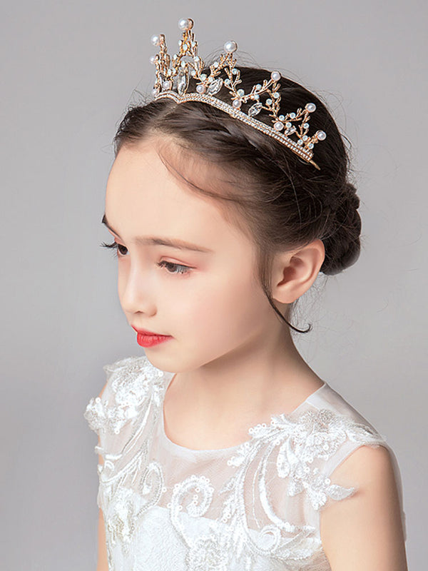 Crown Tiara Rhinestone Headband Performance Hairwear - Dorabear