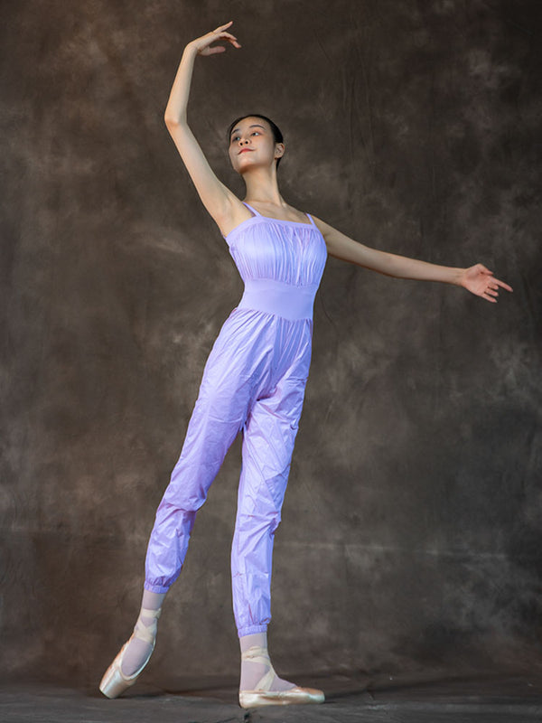 Dance Catsuits Ultra-thin Body Suits Ballet Dance Heating Training Pants - Dorabear