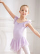 Ballet Short Sleeve Practice Clothes U Neck Backless Dance Dress - Dorabear