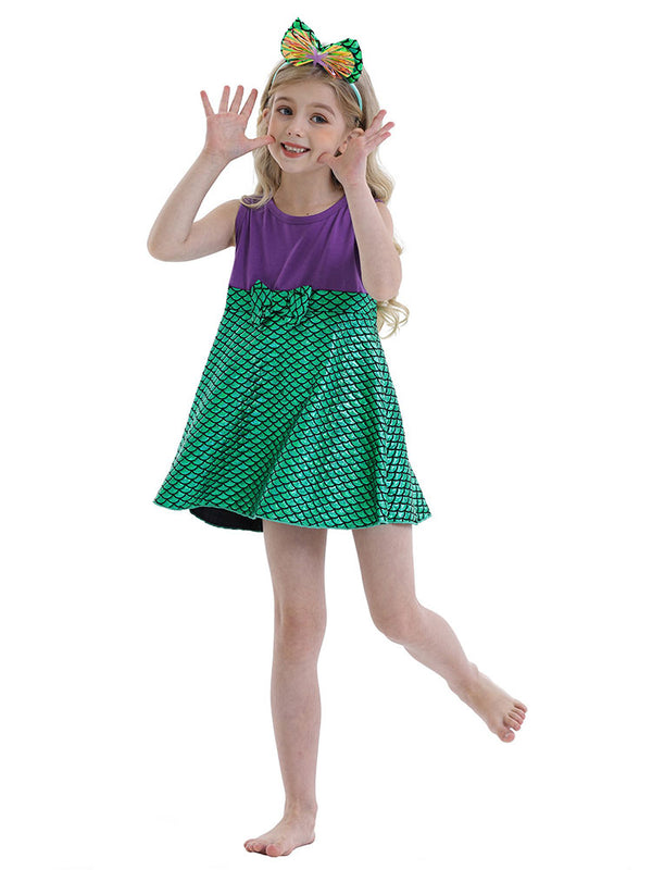 Elena Princess Dress Mermaid Dress Sleeveless Costume - Dorabear