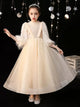 Evening Gown Birthday Princess Dress Flower Girls Wedding Dress Performance Costume - Dorabear