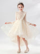 Evening Gown Flower Girl Wedding Dress Autumn/Winter Piano Performance Costume - Dorabear