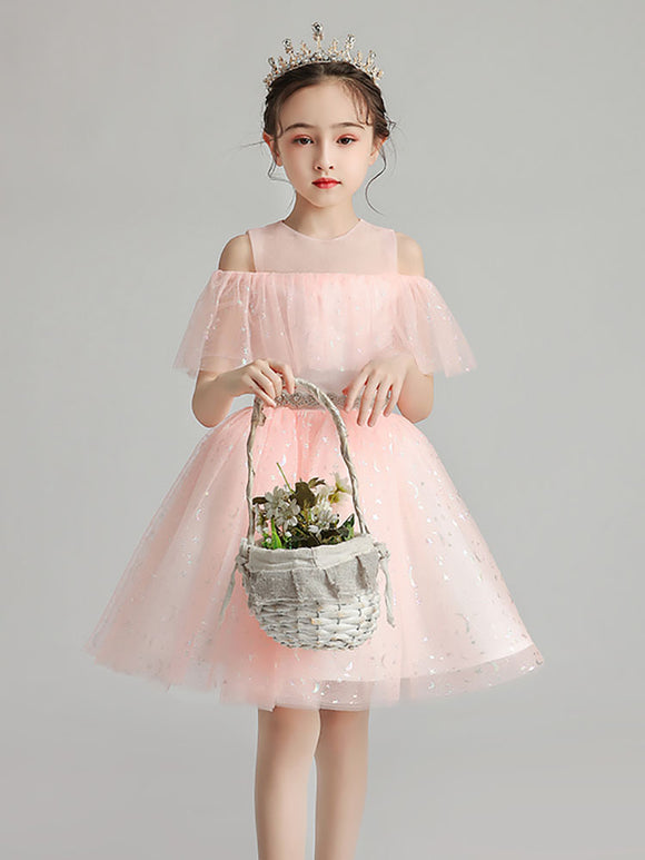 Evening Gown Girl Princess Dress Flower Girl Wedding Dress Catwalk Performence Costume - Dorabear