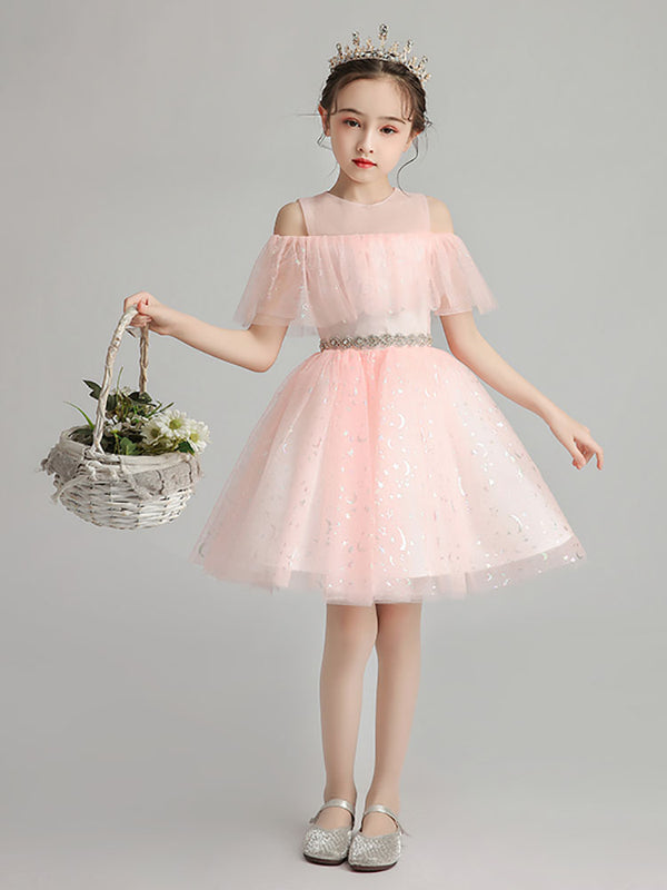 Evening Gown Girl Princess Dress Flower Girl Wedding Dress Catwalk Performence Costume - Dorabear