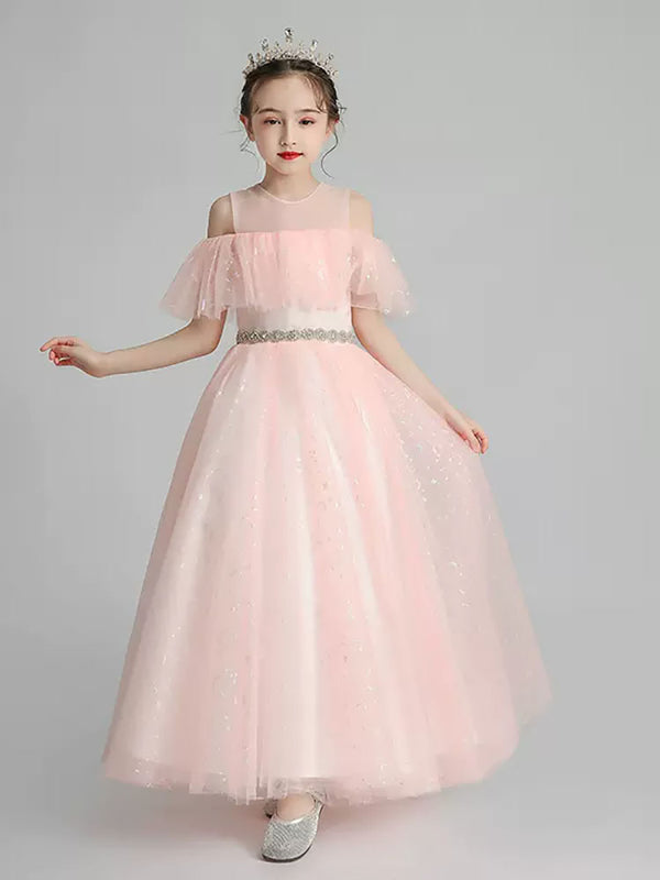 Evening Gown Girl Princess Dress Flower Girl Wedding Dress Catwalk Performence Costume - Dorabear