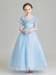 Evening Gown Girl Princess Dress Flower Girl Wedding Dress Performence Costume - Dorabear