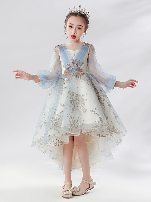 Evening Gown Girl's Wedding Dress Flower Girl Princess Dress Performence Costume - Dorabear