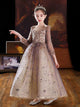 Evening Gown Girls Wedding Dress Birthday Princess Dress Autumn/Winter Performance Costume - Dorabear