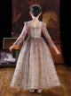 Evening Gown Girls Wedding Dress Birthday Princess Dress Autumn/Winter Performance Costume - Dorabear