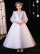 Evening Gown Girls' Puffy Princess Dress Performance Costume Flower Girls Wedding Dress - Dorabear