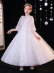 Evening Gown Girls' Puffy Princess Dress Performance Costume Flower Girls Wedding Dress - Dorabear