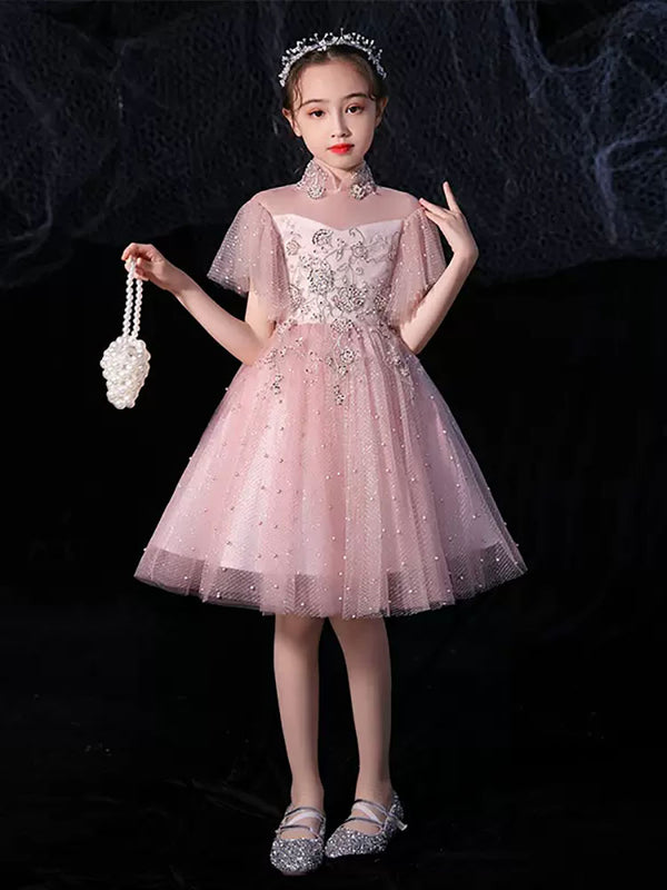 Evening Gown High-end Princess Dress Flower Girl Wedding Dress Performance Costume - Dorabear