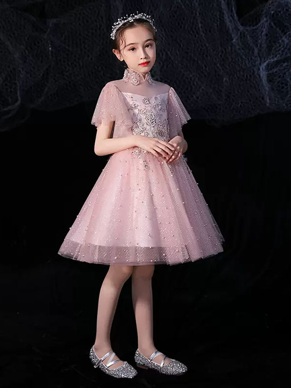 Evening Gown High-end Princess Dress Flower Girl Wedding Dress Performance Costume - Dorabear