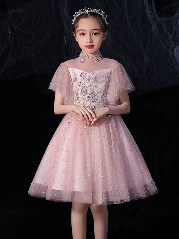 Evening Gown High-end Princess Dress Flower Girl Wedding Dress Performance Costume - Dorabear