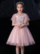 Evening Gown High-end Princess Dress Flower Girl Wedding Dress Performance Costume - Dorabear