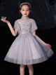 Evening Gown High-end Princess Dress Flower Girl Wedding Dress Performance Costume - Dorabear