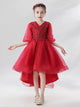 Evening Gown Princess Dress Flower Girl Shaggy Dress Girls' Piano Performance Costume - Dorabear