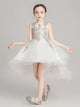 Evening Gown Princess Dress Flower Girls' Wedding Dress Sleeveless Performance Costume - Dorabear