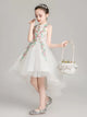 Evening Gown Princess Dress Flower Girls' Wedding Dress Sleeveless Performance Costume - Dorabear