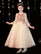 Evening Gown Princess Dress Piano Performance Dress Flower Girls Wedding Dress - Dorabear