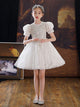 Evening Gown Princess Dress Puffy Performance Costume Flower Girls Wedding Dress - Dorabear