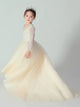 Evening Gown Princess Puffy Dress Flower Girl's Wedding Dress Piano Costume - Dorabear