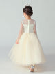 Evening Gown Puffy Princess Dress Flower Girl's Wedding Dress Performance Costume - Dorabear