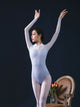 Ballet Long Sleeve Lapel Practice Clothes Dance Leotard - Dorabear