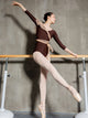 Mesh Stitching Bandage Practice Clothes Ballet Long-sleeved Leotard - Dorabear