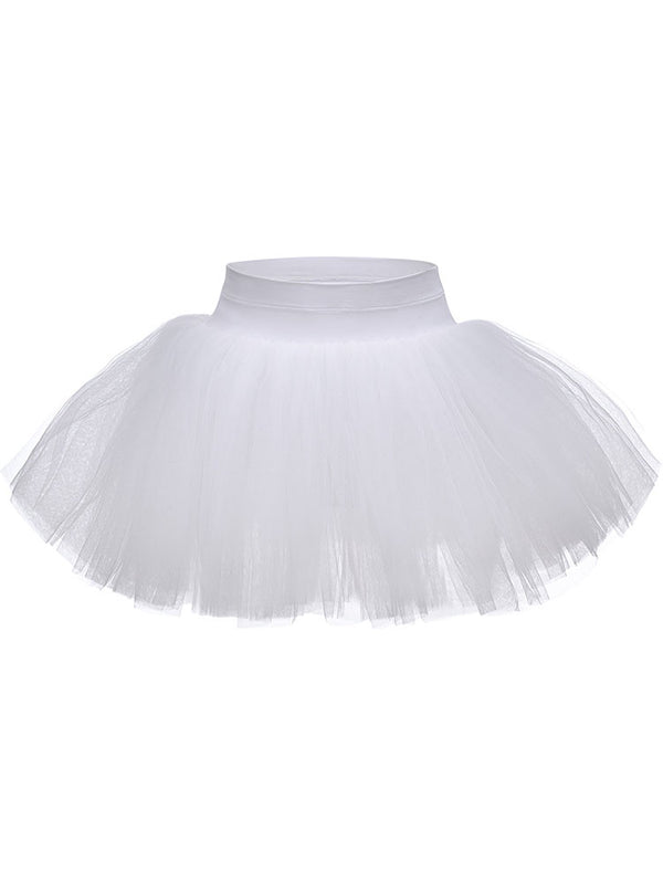 Ballet Practice Bottoms Elastic Waist Skirt Professional Tutu Skirt - Dorabear