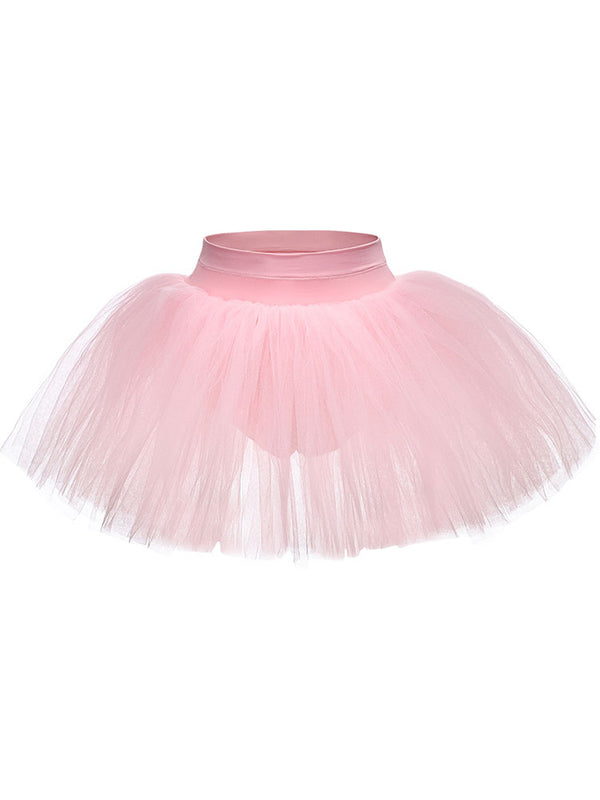 Ballet Practice Bottoms Elastic Waist Skirt Professional Tutu Skirt - Dorabear