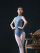 Sleeveless Stand-up CollarBallet Leotard Backless Dance Practice Clothes - Dorabear