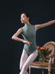 Sleeveless Stand-up CollarBallet Leotard Backless Dance Practice Clothes - Dorabear