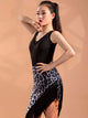 Latin Dance Sling Leotard Side Drawstring Dance Practice Clothes - Dorabear