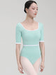 Five-point Sleeve Ballet Basic Leotard Autumn/WInter Practice Clothes - Dorabear