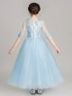 Flower Girl Princess Dress Girls' Puffy Wedding Dress Fashionable Evening Gown - Dorabear