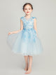 Flower Girl Princess Dress Girls' Puffy Wedding Dress Fashionable Evening Gown - Dorabear