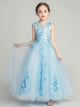 Flower Girl Princess Dress Girls' Puffy Wedding Dress Fashionable Evening Gown - Dorabear