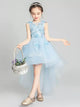 Flower Girl Princess Dress Girls' Puffy Wedding Dress Fashionable Evening Gown - Dorabear